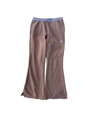 Victoria Secret PINK Womens Medium Brown Wide Leg Lounge Pants Soft Cozy